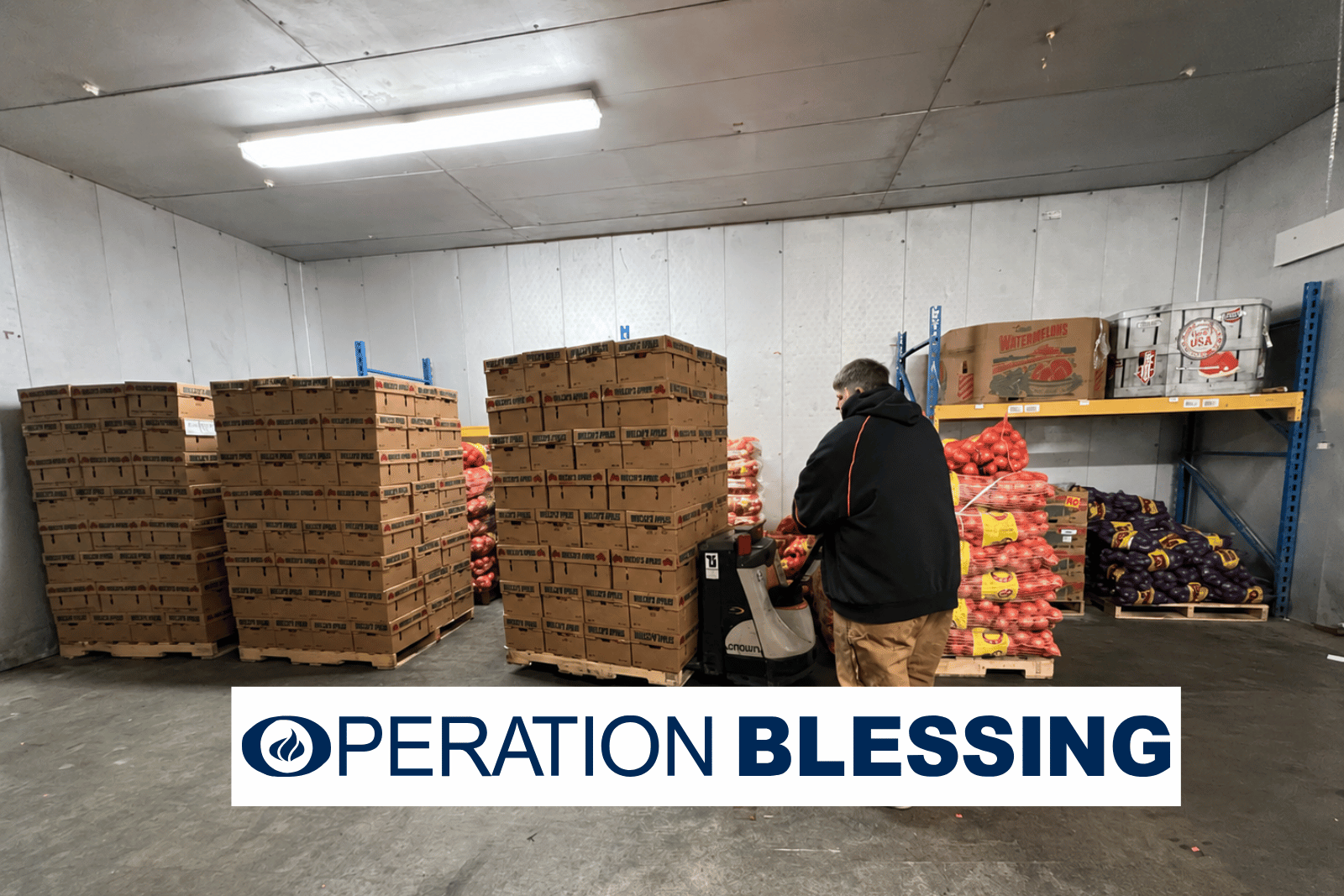 119,443 Pounds of Fresh Produce and Baby Food Distributed to Operation Blessing